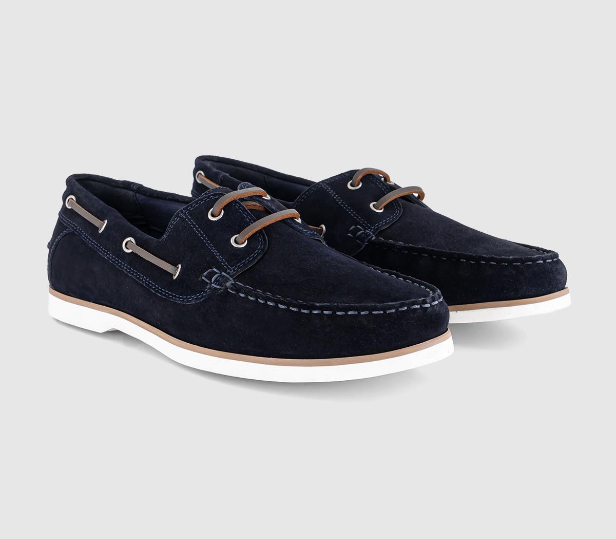 OFFICECaptain Suede Boat Shoes OFFICECaptain Suede Boat ShoesDark Navy Suede