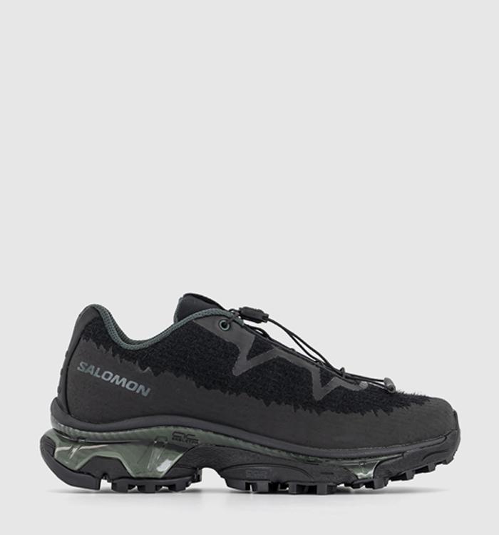 Salomon store black trainers