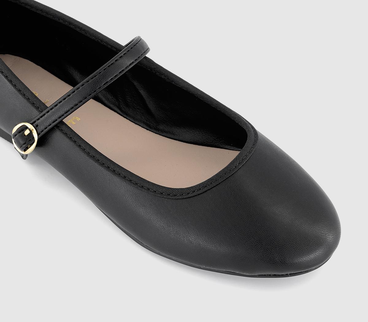 OFFICEFlower Mary Jane Ballet Pumps OFFICEFlower Mary Jane Ballet PumpsBlack
