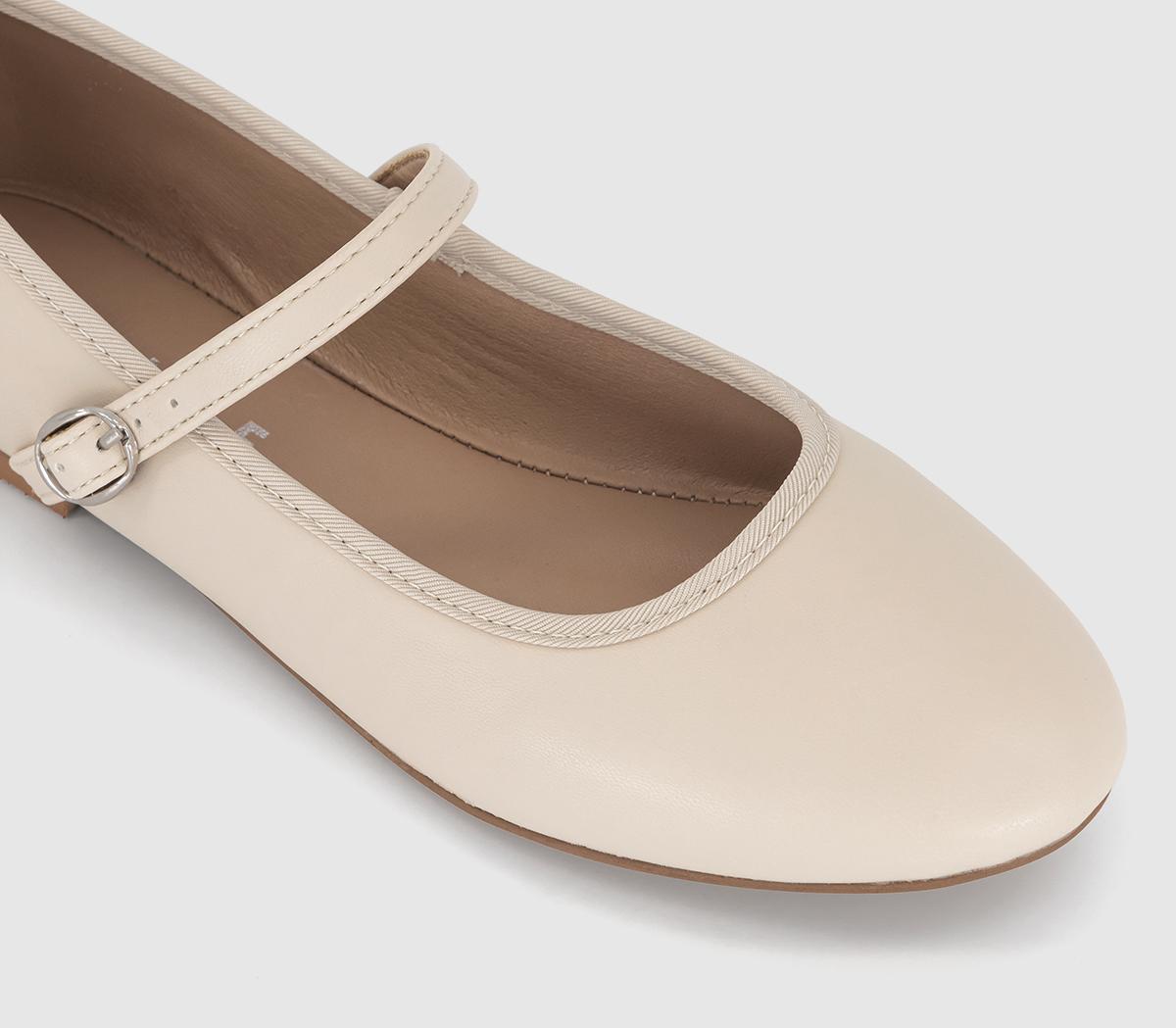 OFFICEFlower Mary Jane Ballet Pumps OFFICEFlower Mary Jane Ballet PumpsCream