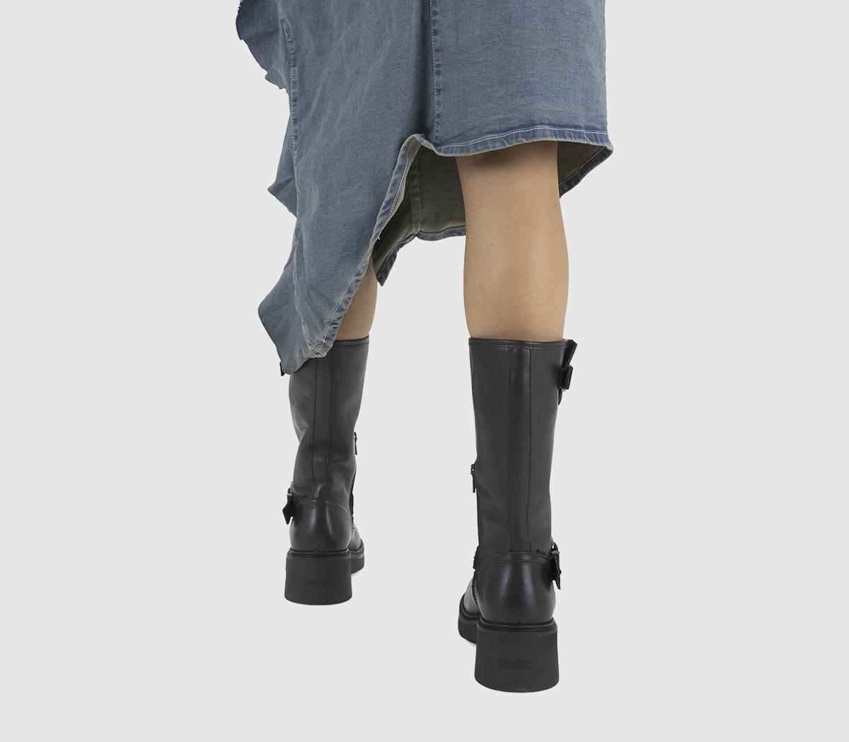 BRONXDaff Buckle Knee High Boots BRONXDaff Buckle Knee High BootsBlack