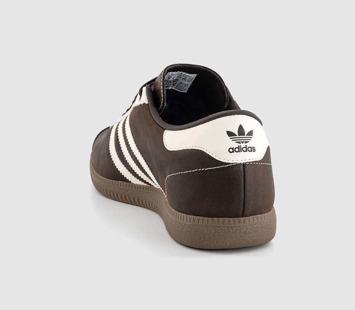 adidas Bern GTX Trainers Dark Brown Pantone Wonder White - Unisex Sports