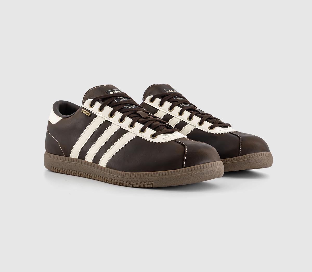 adidas Bern GTX Trainers Dark Brown Pantone Wonder White - Unisex Sports