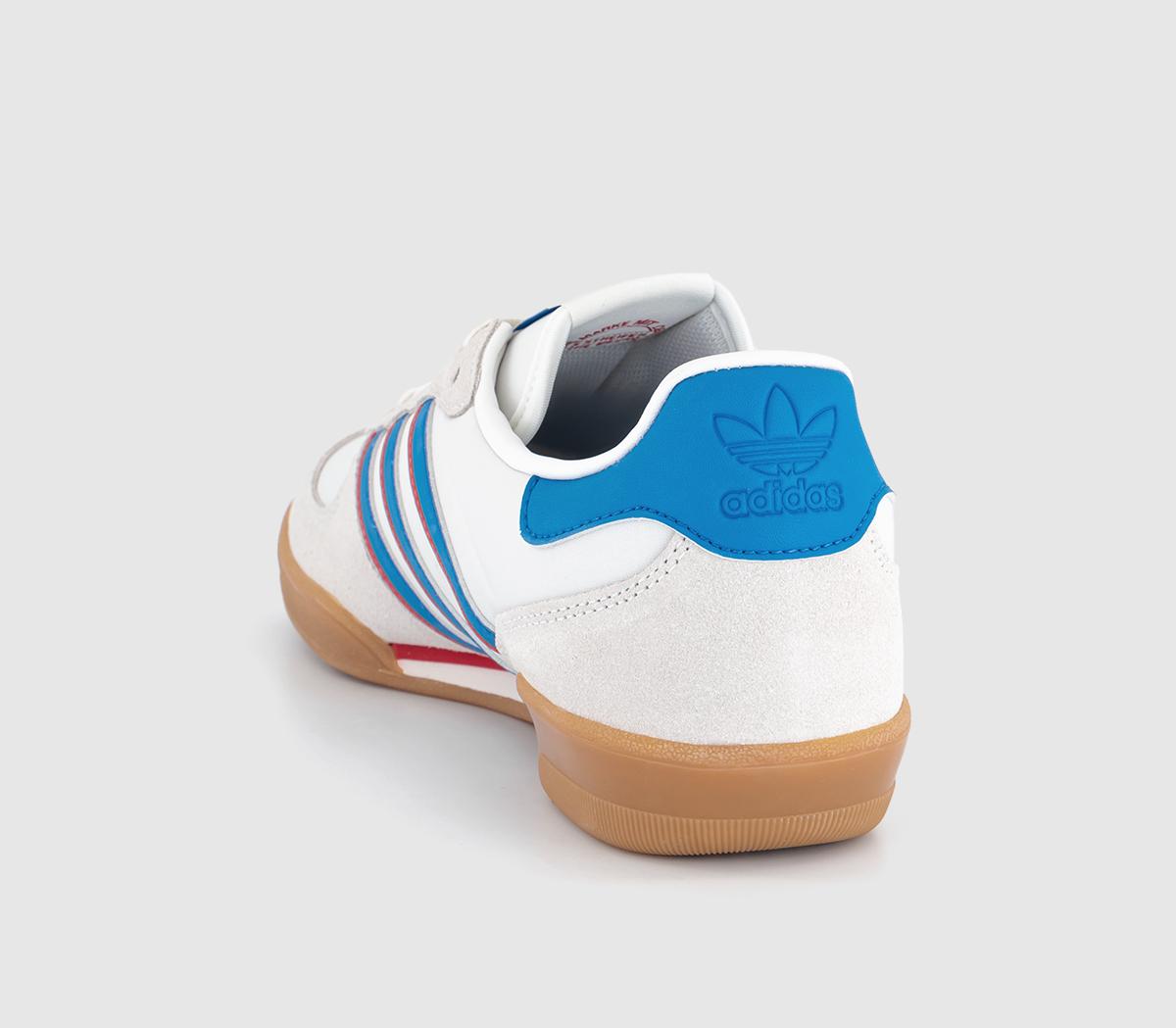 adidasSquash Indoor TrainersCore White Bright Blue Gum