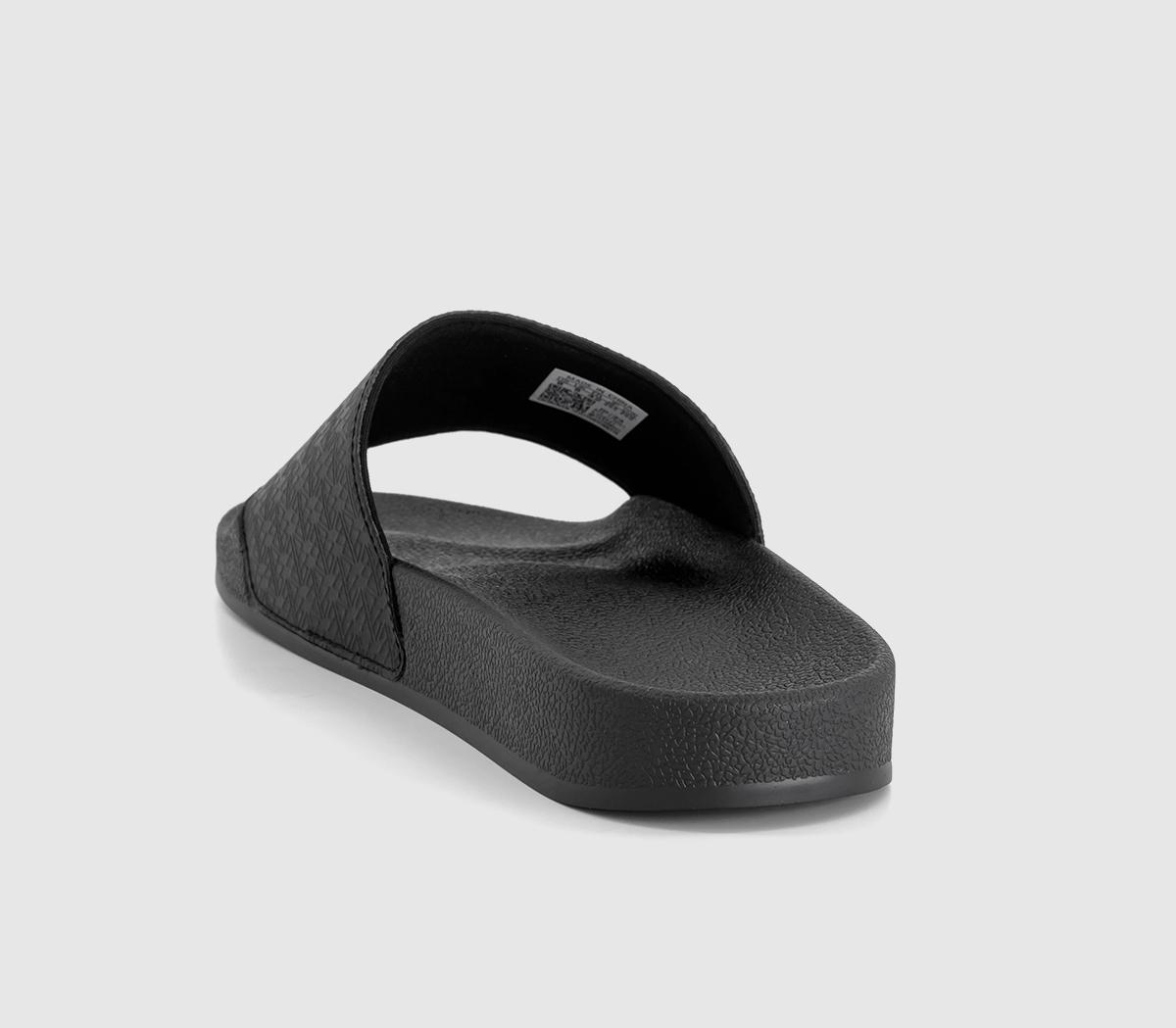 adidas ConsortiumAdilette SPZL Slides Core Black Chalk White Core Black