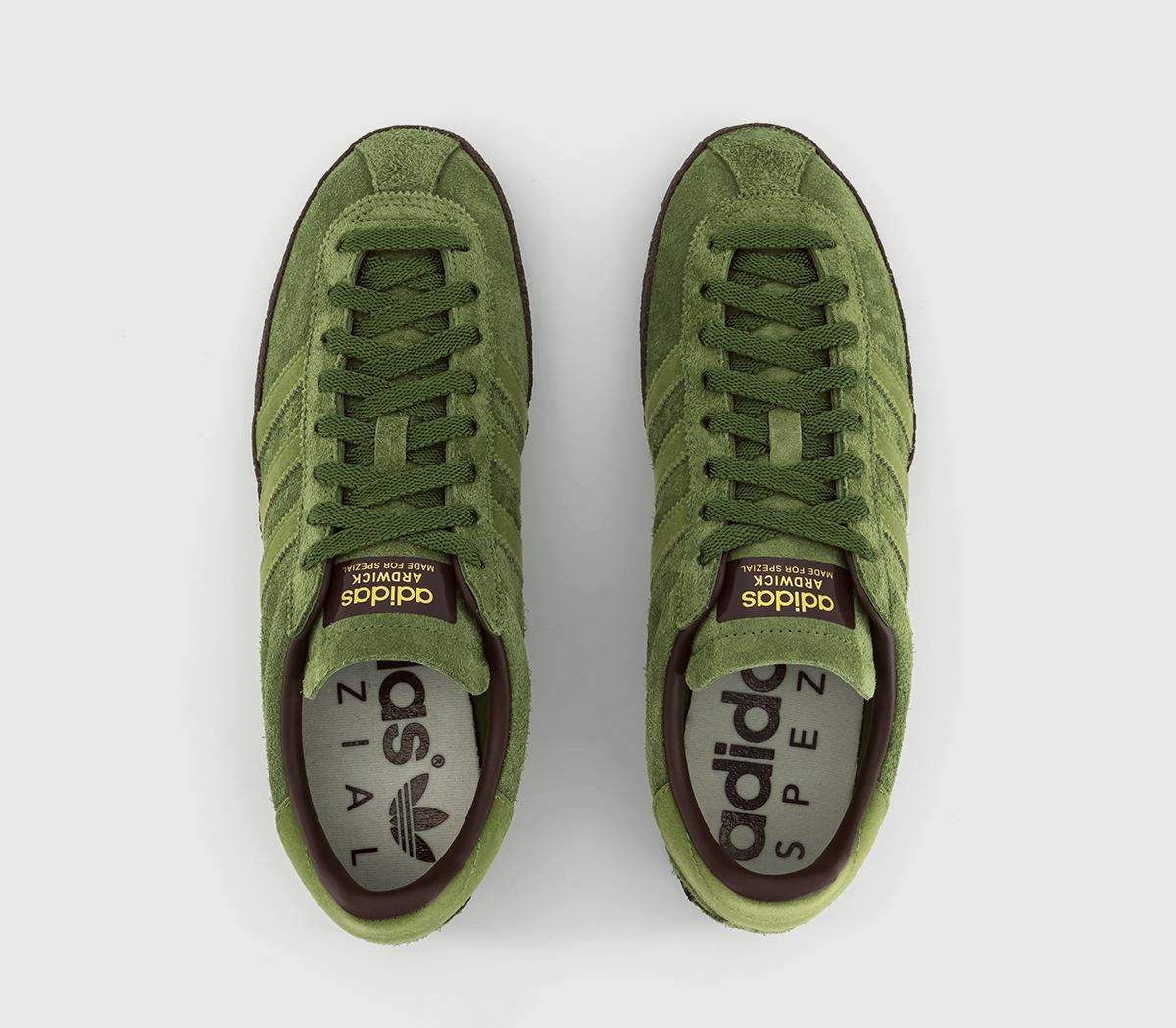 adidas ConsortiumArdwick SPZL TrainersCraft Green Tech Olive Dark Brown