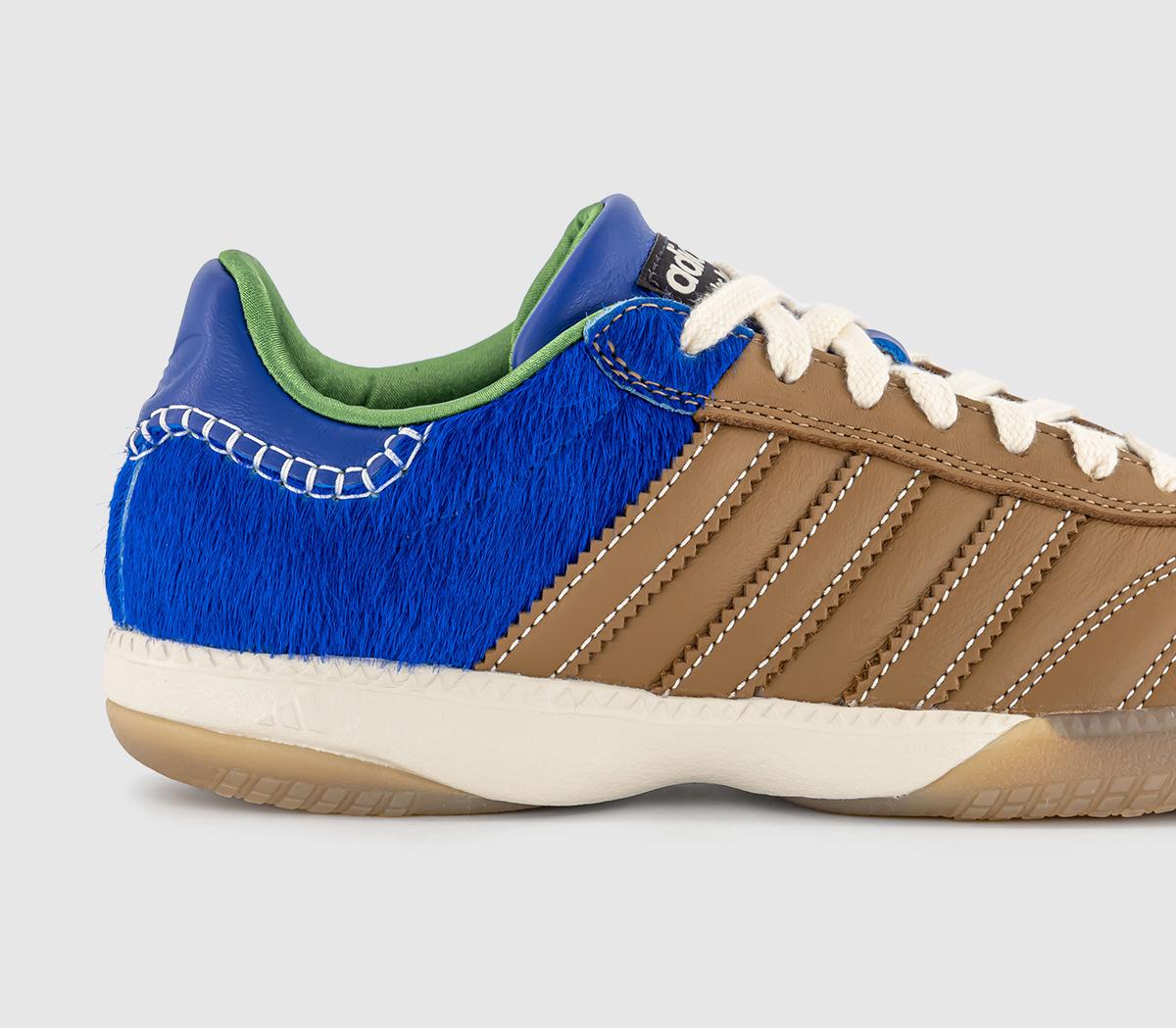 adidas ConsortiumWales Bonner MN Samba TrainersDesert Team Royal Blue Crew Green