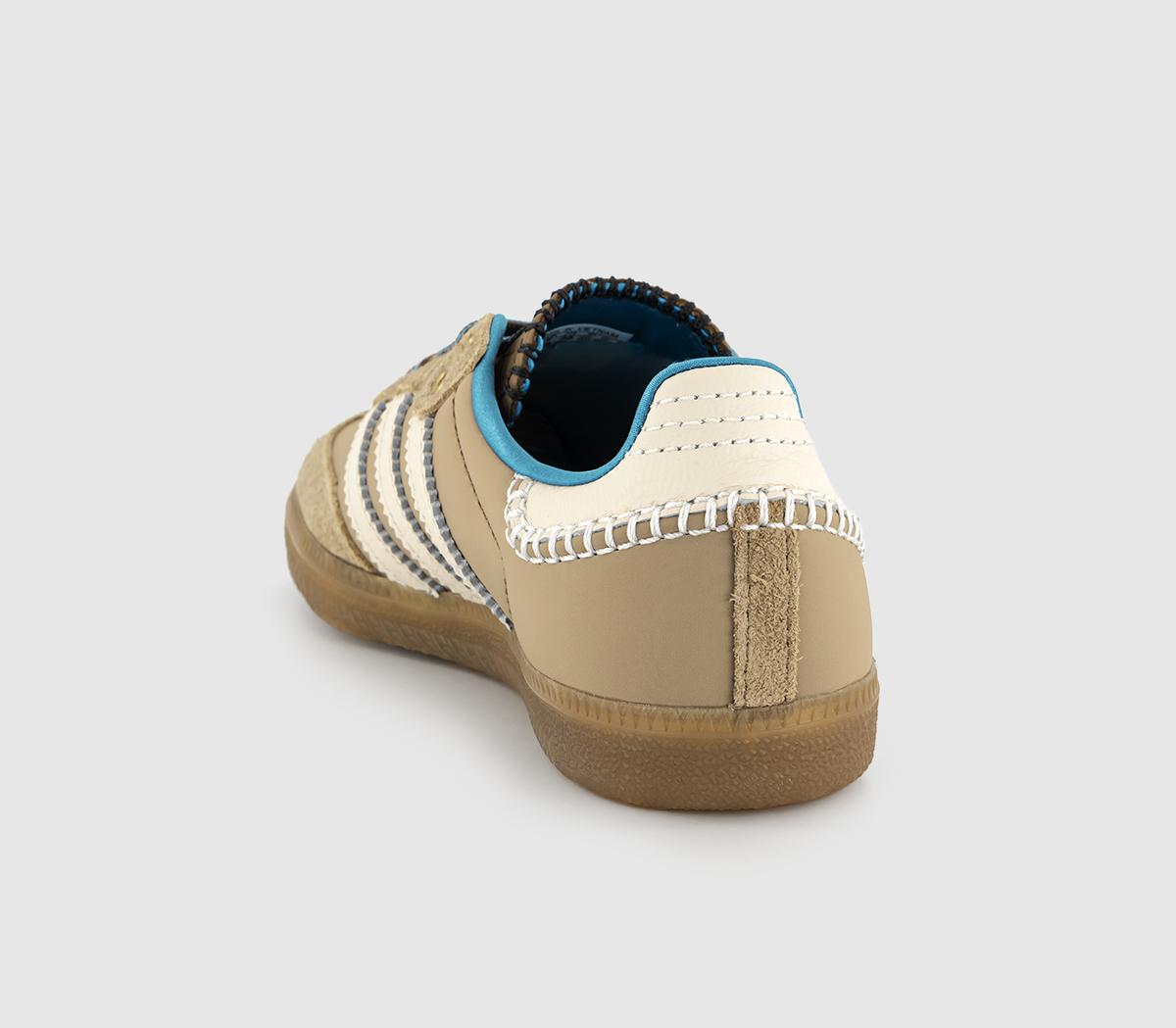 adidas ConsortiumWales Bonner Nylon Samba TrainersDesert White
