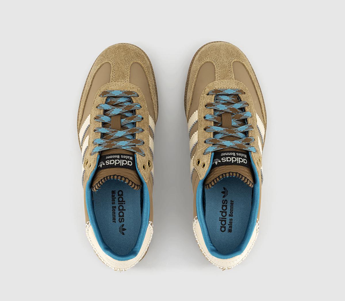 adidas ConsortiumWales Bonner Nylon Samba TrainersDesert White