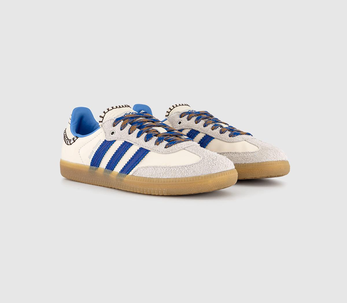 adidas ConsortiumWales Bonner Nylon Samba TrainersCream Blue
