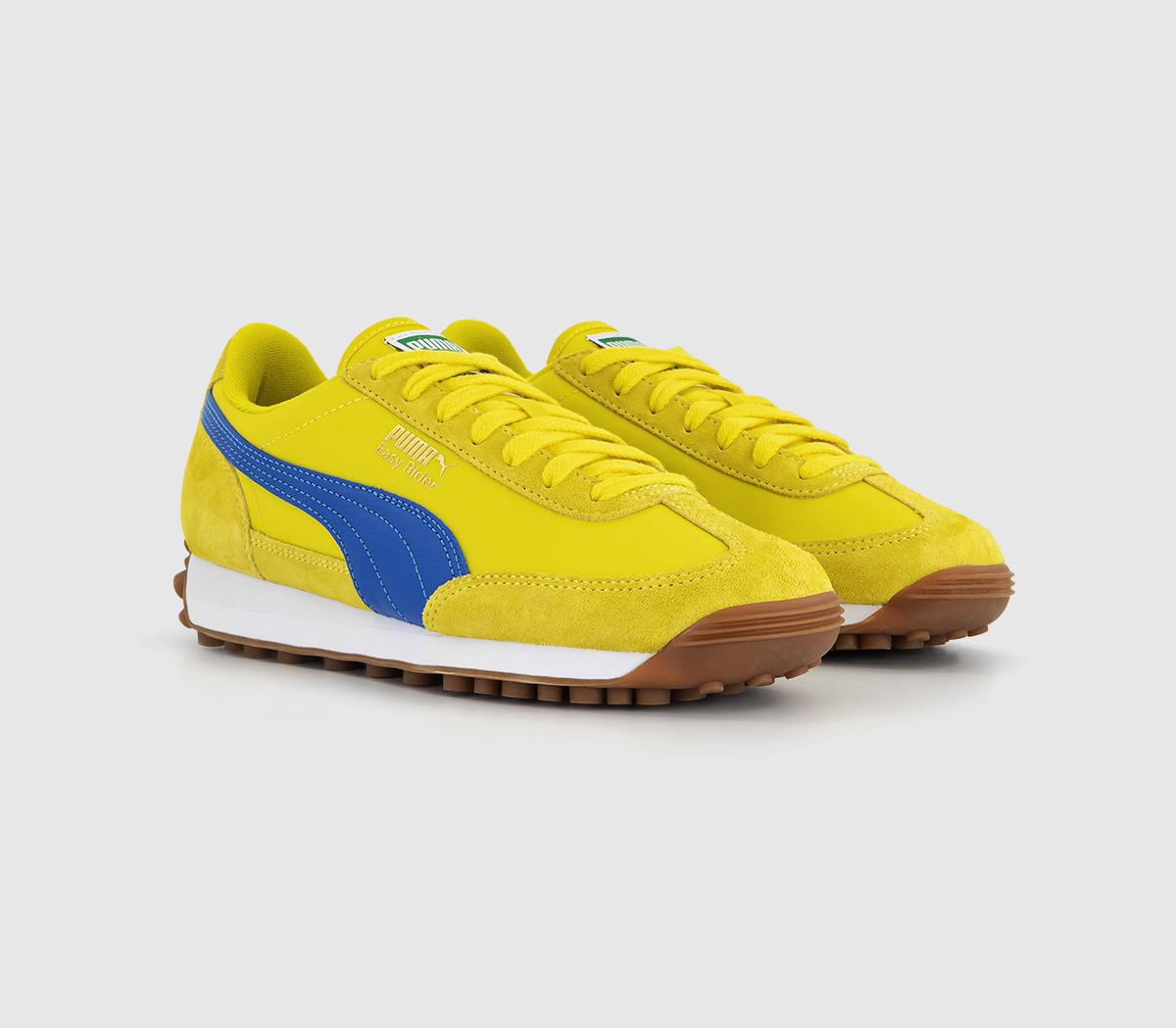 PUMAEasy Rider Vintage TrainersSpeed Yellow  Blueamazing  Puma Gold