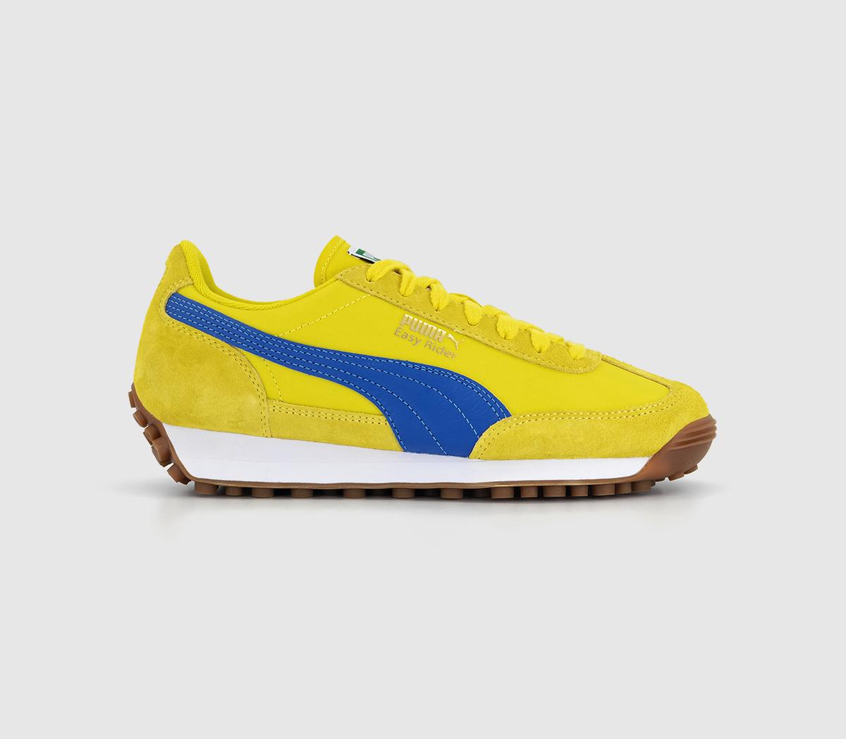 PUMA Easy Rider Vintage Trainers Speed Yellow Blueamazing Puma Gold Men s Trainers