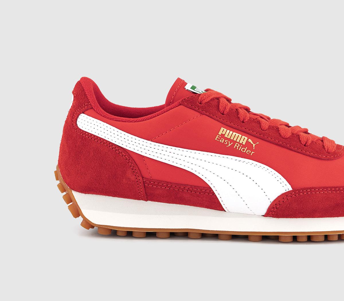 PUMAEasy Rider Vintage Trainers PUMAEasy Rider Vintage TrainersPuma Red Puma White