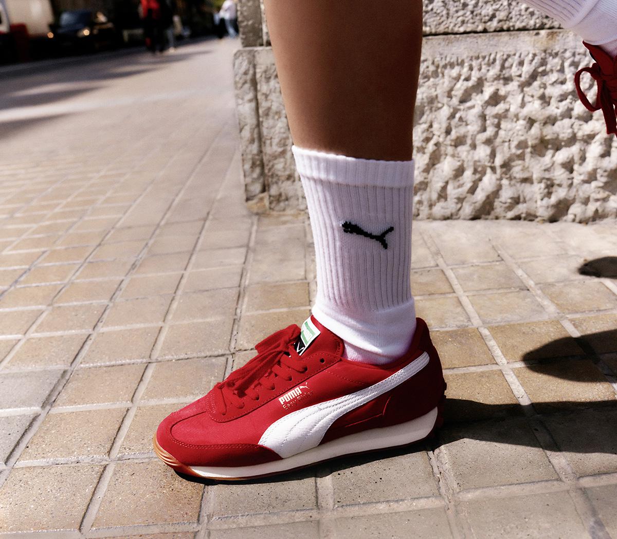 PUMAEasy Rider Vintage Trainers PUMAEasy Rider Vintage TrainersPuma Red Puma White
