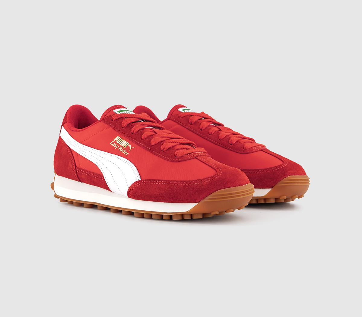 PUMAEasy Rider Vintage TrainersPuma Red Puma White