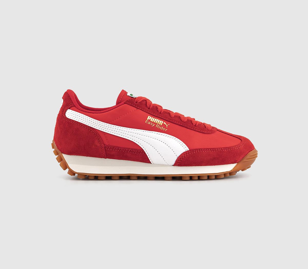 Puma red running shoes best sale