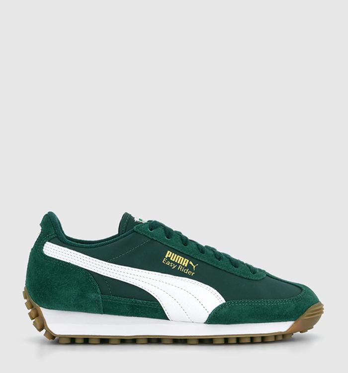 Dark green puma shoes best sale