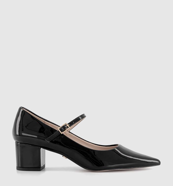 OFFICE Minty Pointed Toe Mary Janes Black