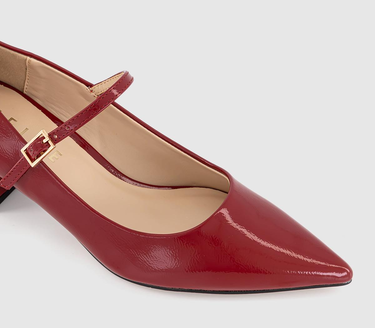 OFFICEMinty Pointed Toe Mary Janes OFFICEMinty Pointed Toe Mary JanesRed