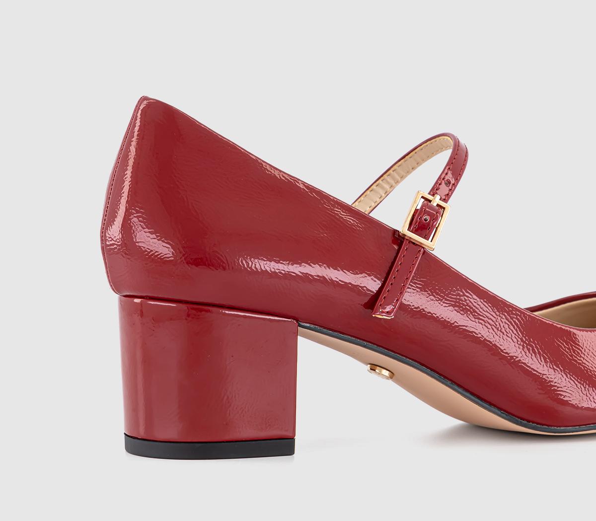 OFFICEMinty Pointed Toe Mary Janes OFFICEMinty Pointed Toe Mary JanesRed