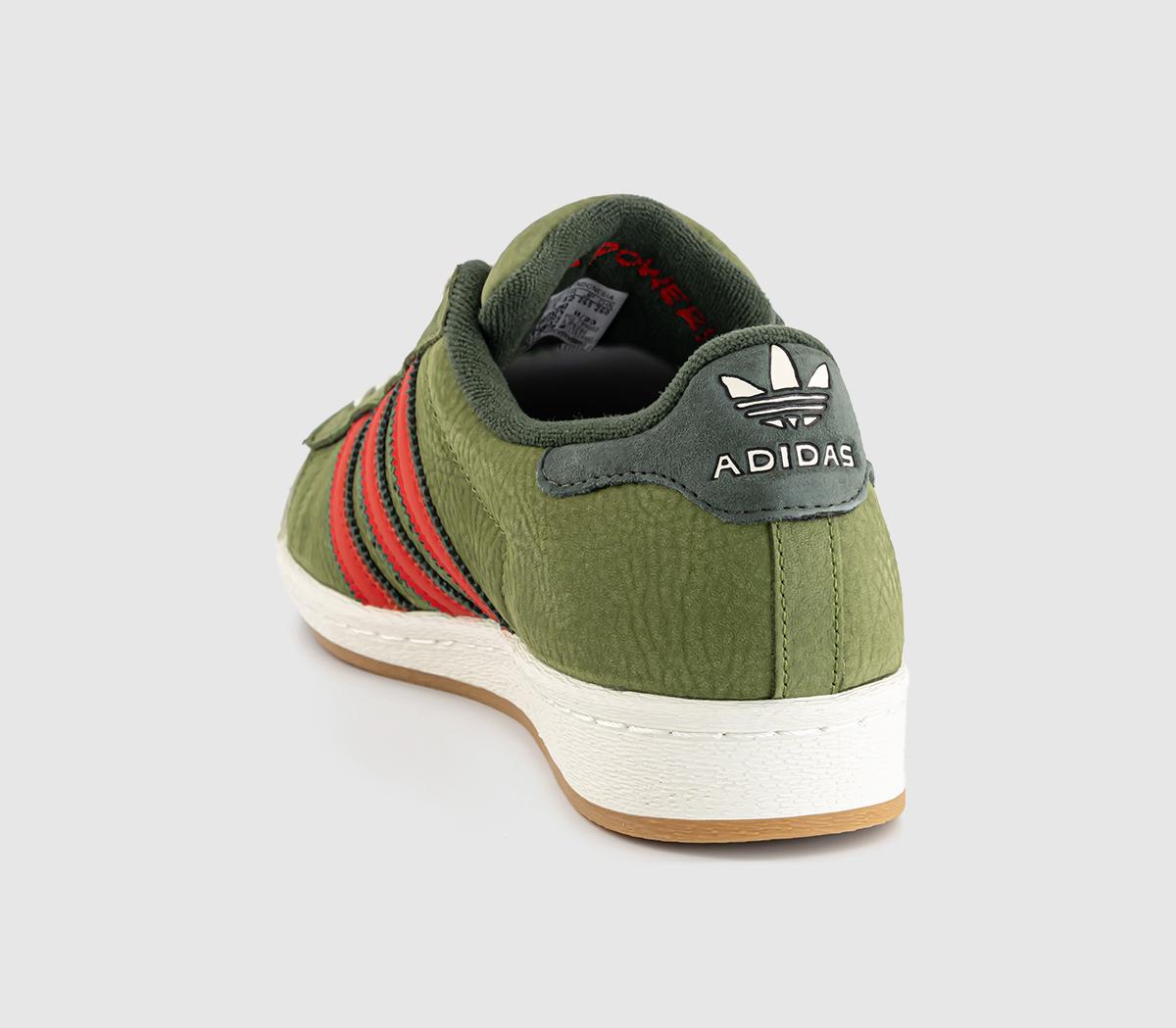 adidasTMNT Shelltoe TrainersGreen Gum