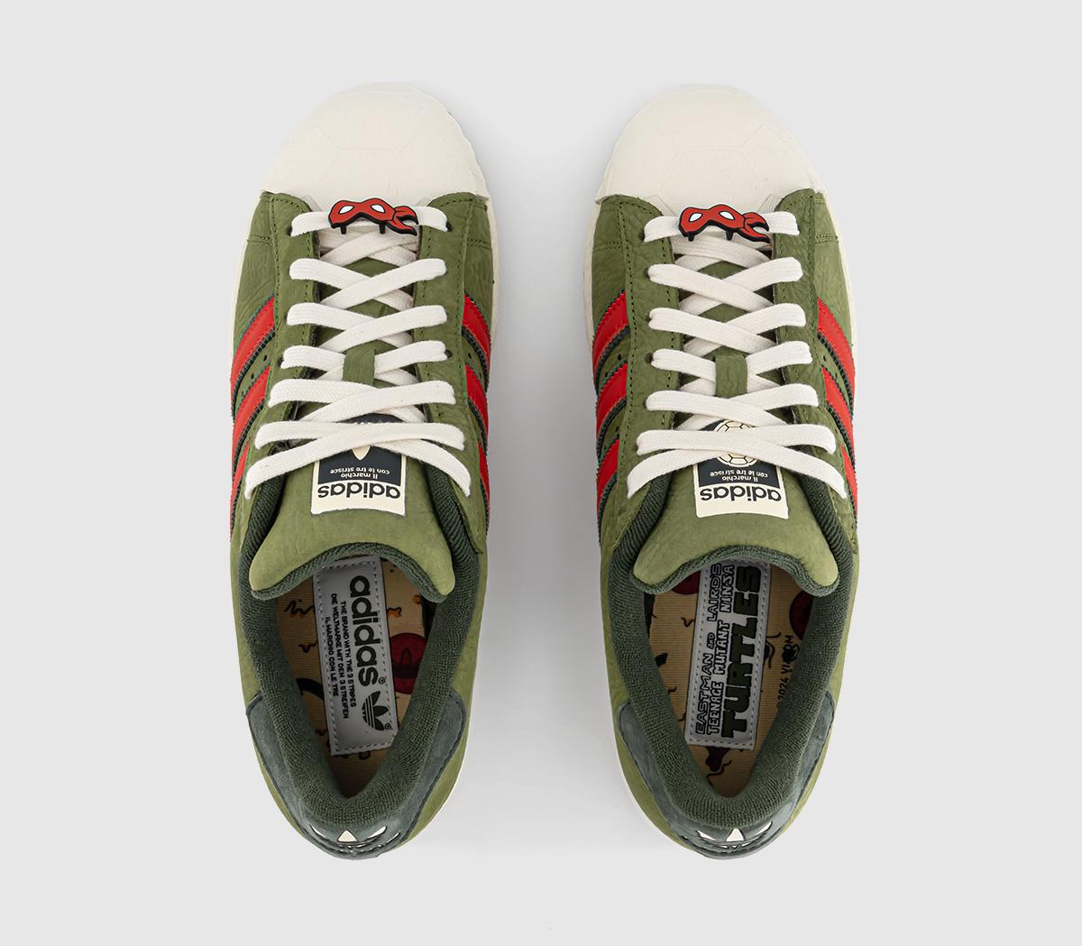 adidasTMNT Shelltoe TrainersGreen Gum