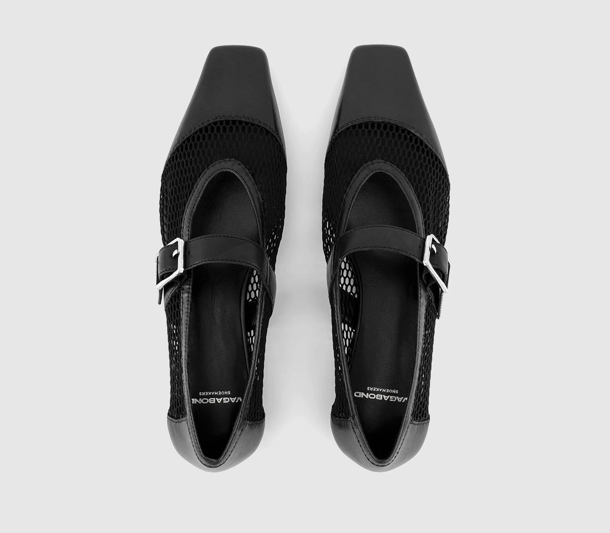 Vagabond ShoemakersWioletta Strap Pumps Vagabond ShoemakersWioletta Strap PumpsBlack Leather Mesh