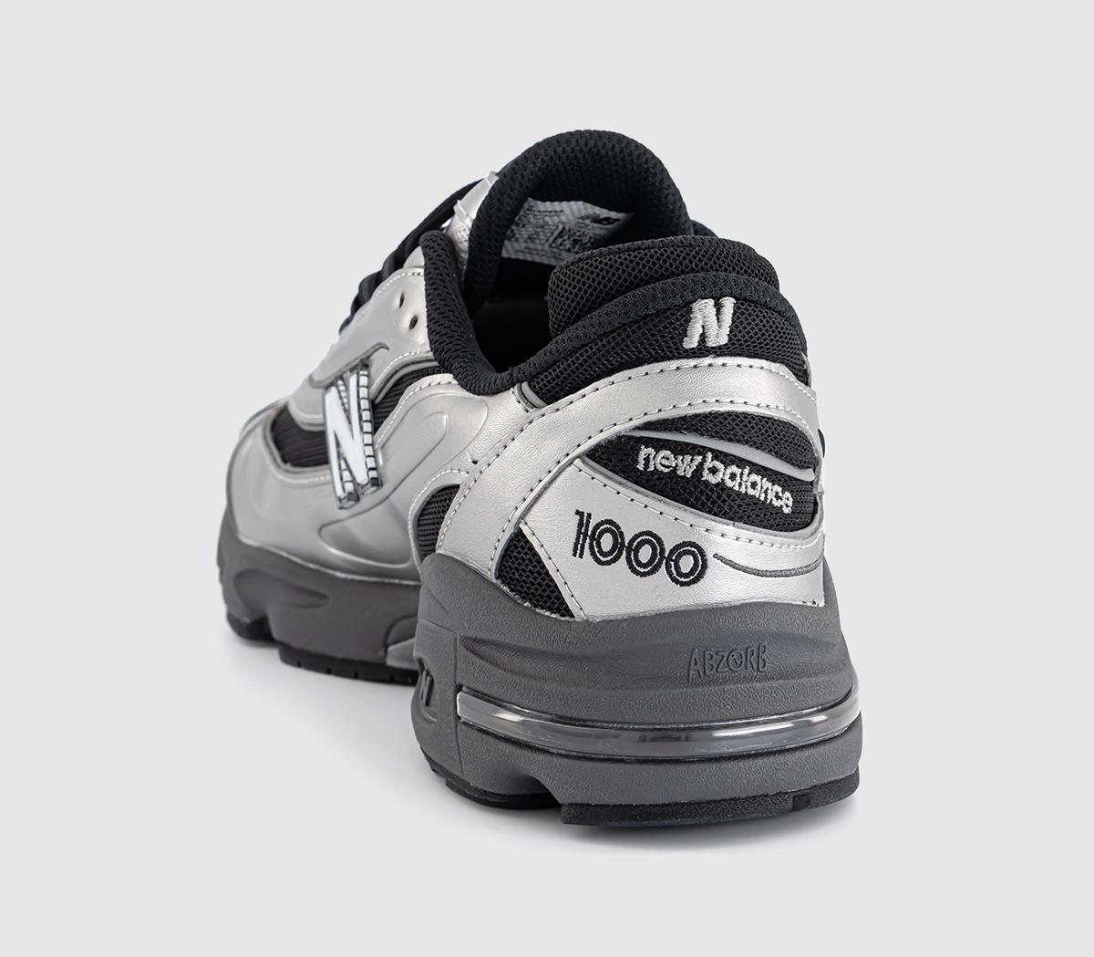 New Balance 1000 Trainers Silver Metallic Green - Men's Trainers