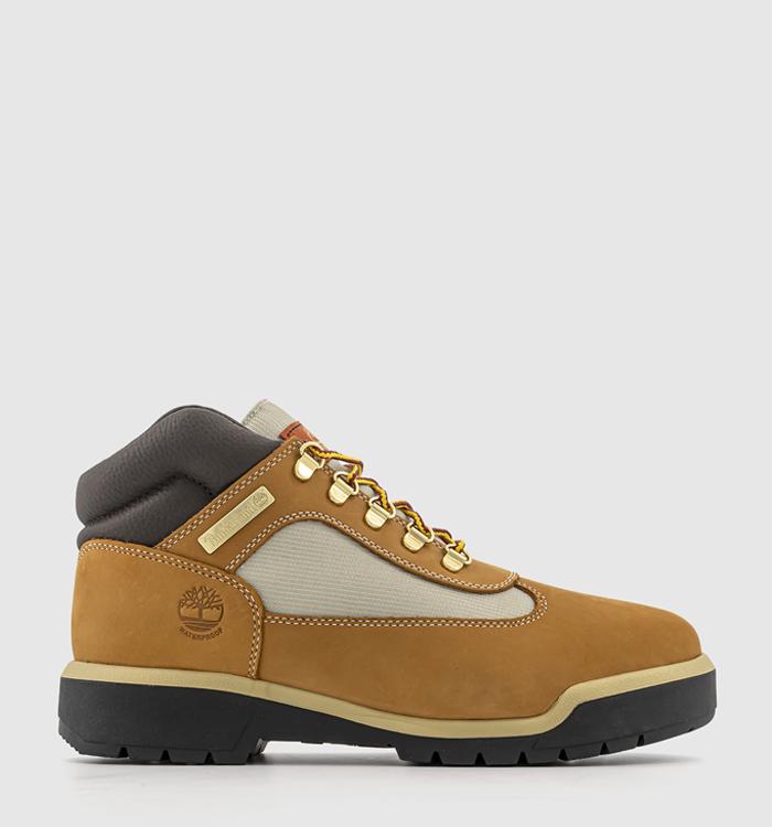 Timberland Field Boot Mid Lace Up Wheat