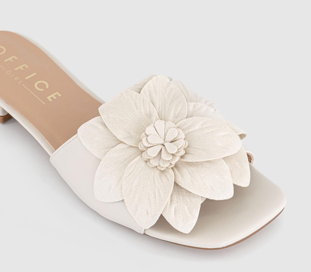 OFFICESophia Floral Corsage Slides OFFICESophia Floral Corsage SlidesOff White