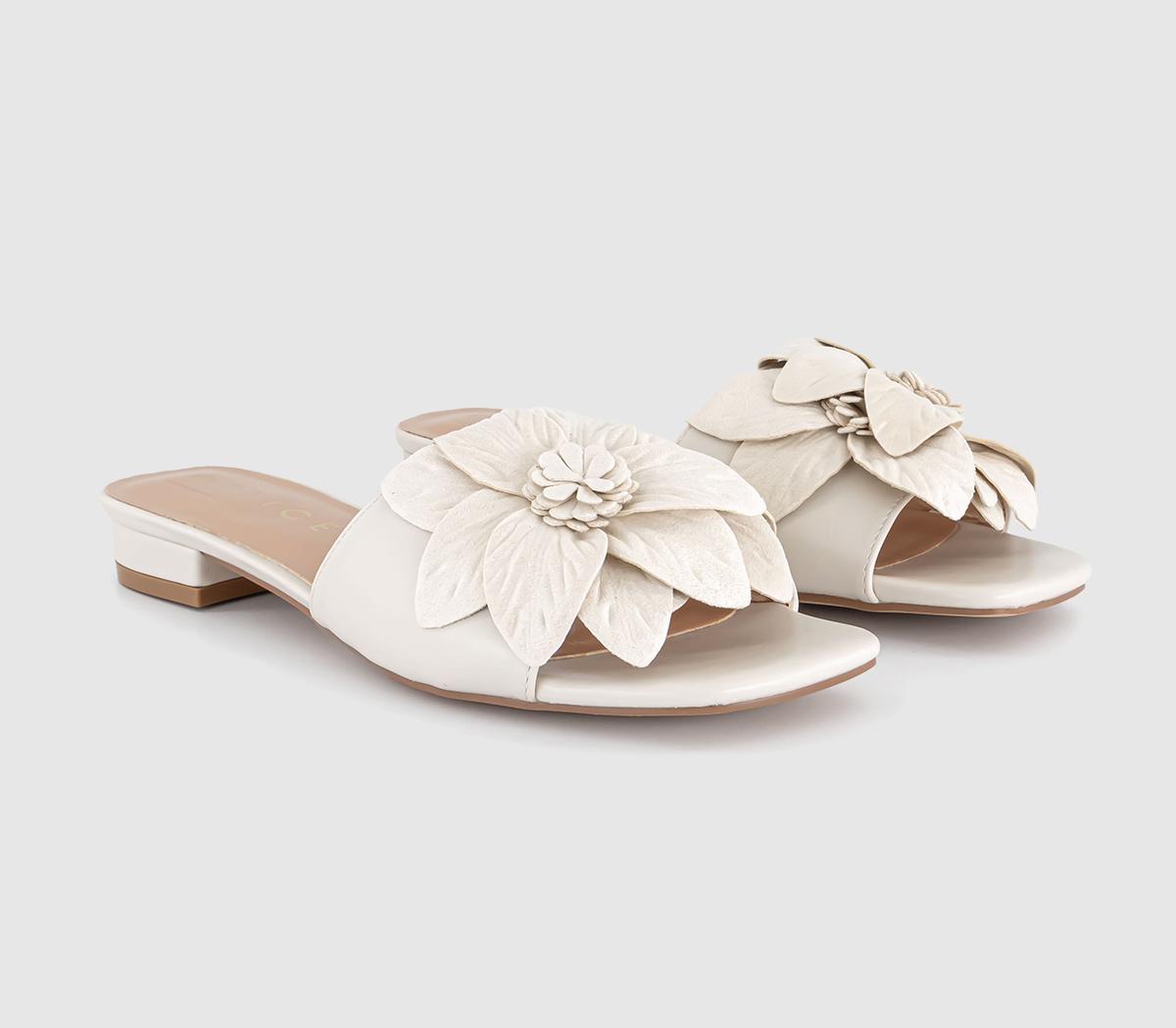 OFFICESophia Floral Corsage Slides OFFICESophia Floral Corsage SlidesOff White