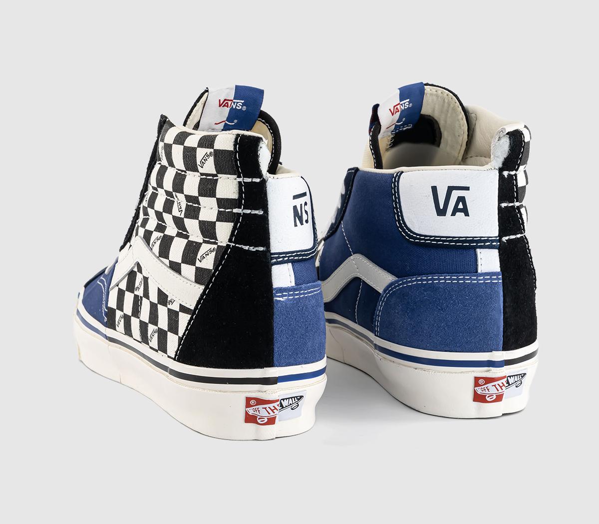 VansSk8-mid Reissue 83 Trainers Black Checkerboard