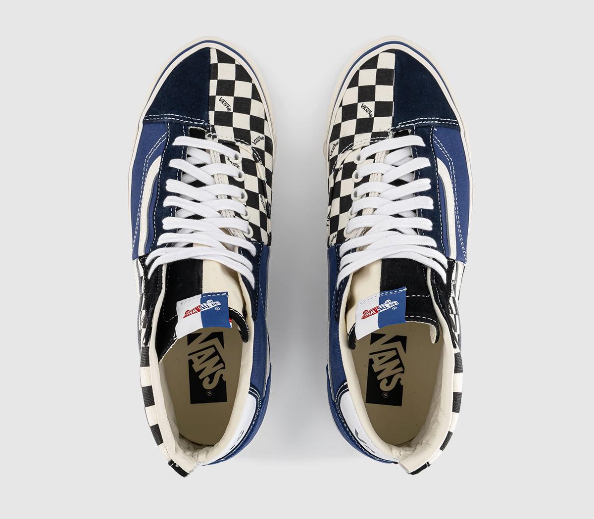 VansSk8-mid Reissue 83 Trainers Black Checkerboard