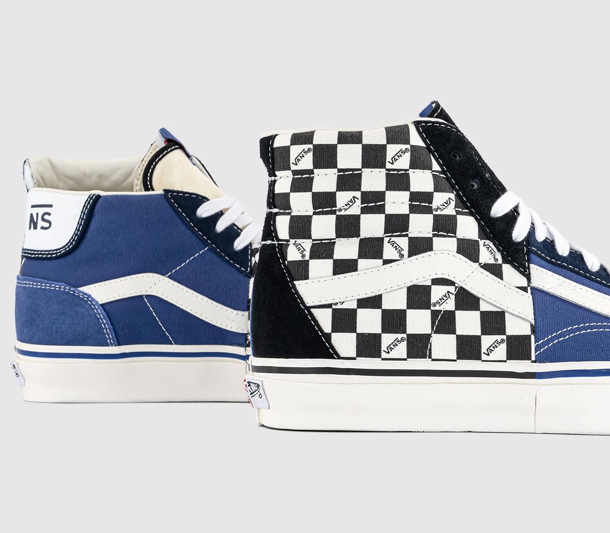 VansSk8-mid Reissue 83 Trainers Black Checkerboard