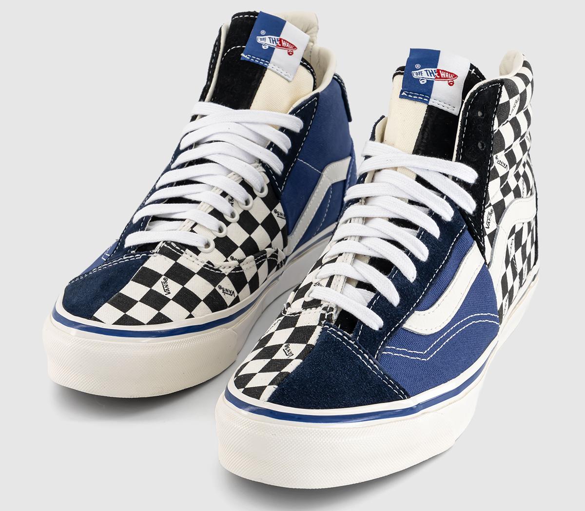 VansSk8-mid Reissue 83 Trainers Black Checkerboard