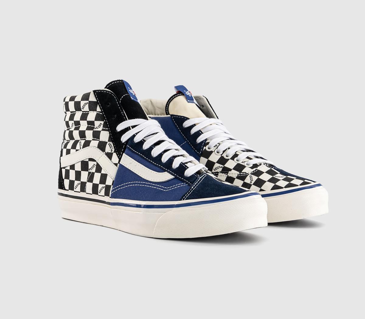 VansSk8-mid Reissue 83 Trainers Black Checkerboard