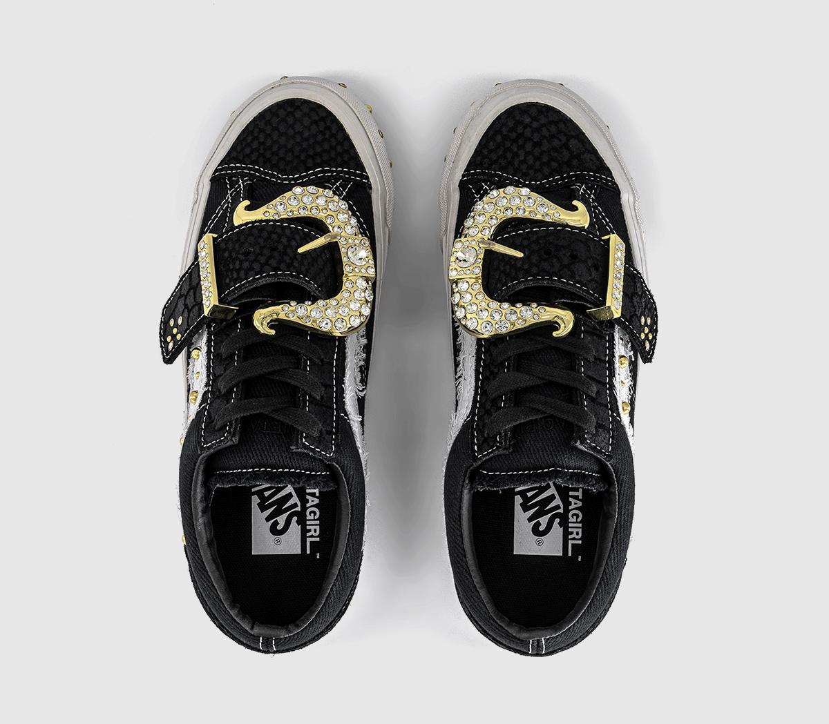 VansOld Skool 36 x MetagirlMgs Lx Metagirl Black Blanc De Blanc