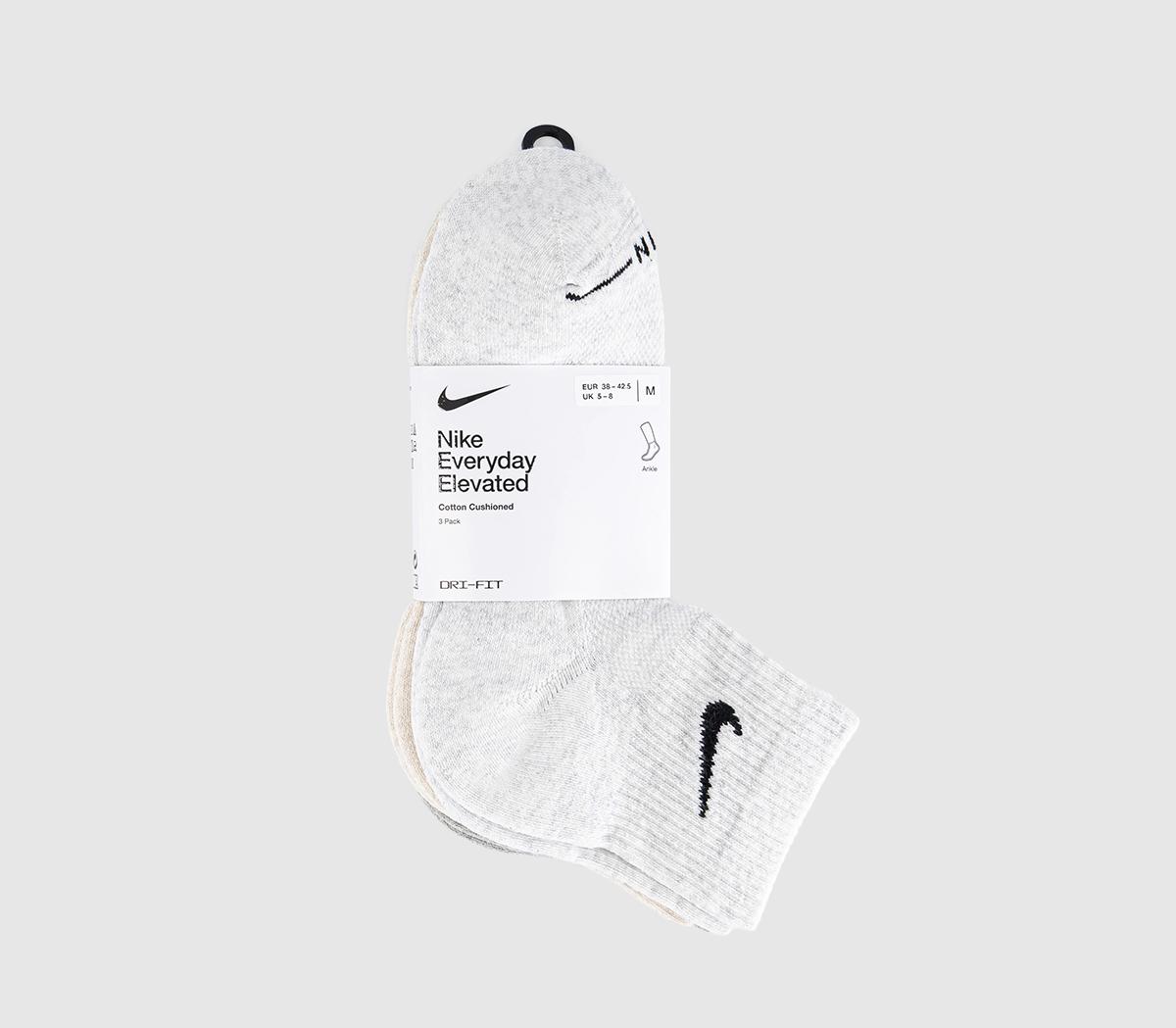 NikeTraining Ankle Socks 3 PairsGrey Grey