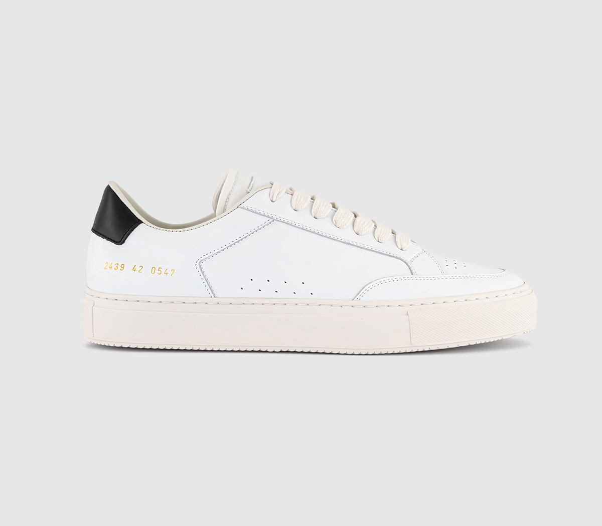 Common Projects Mens Tennis Pro Trainers White Black, 7 Common Projects Mens Tennis Pro Trainers White Black, 7
