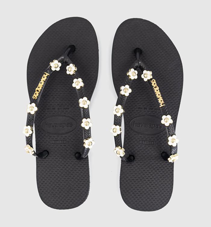 Havaianas Slim Stylish Flip Flops Black