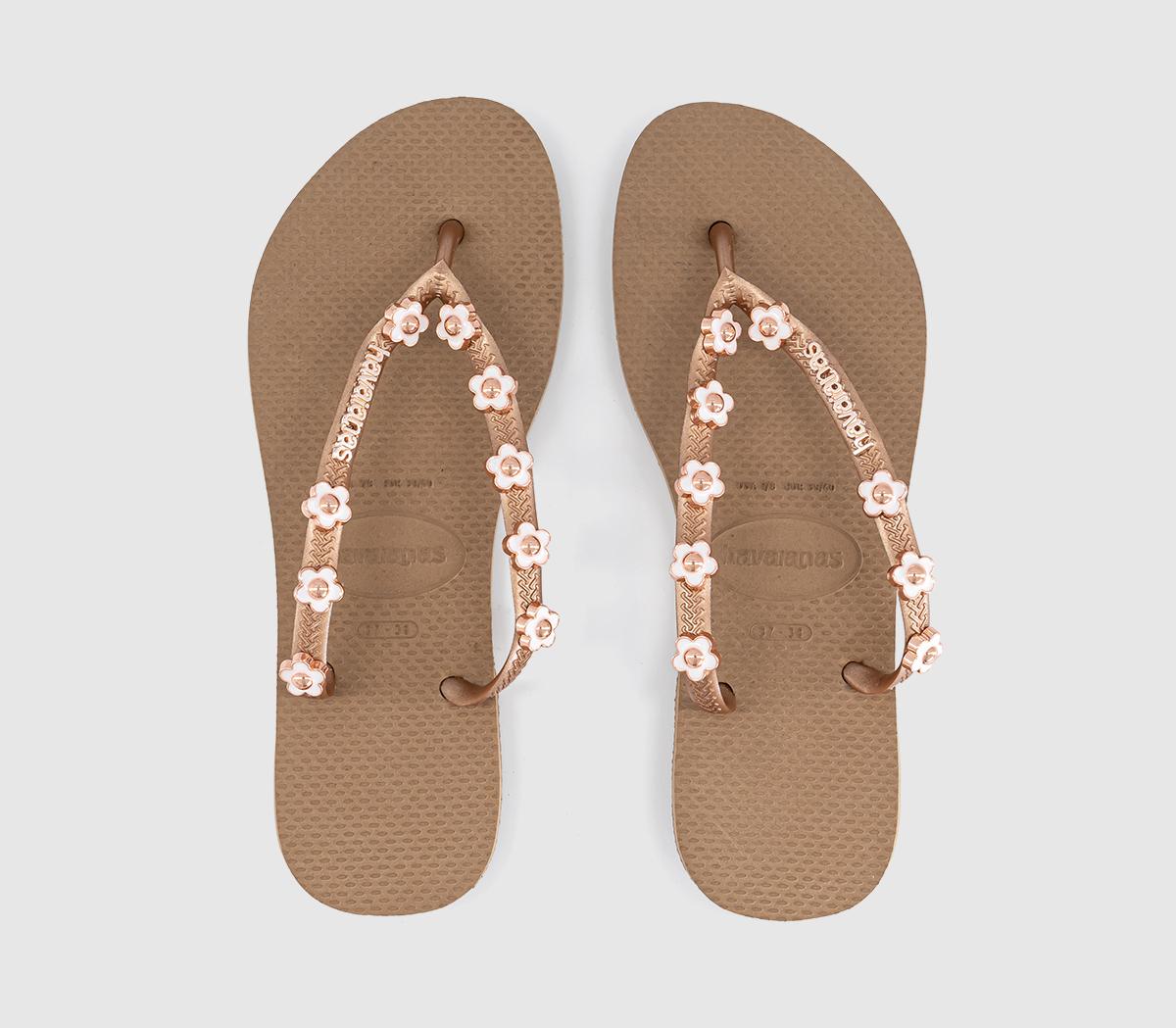 HavaianasSlim Stylish Flip FlopsRose Gold
