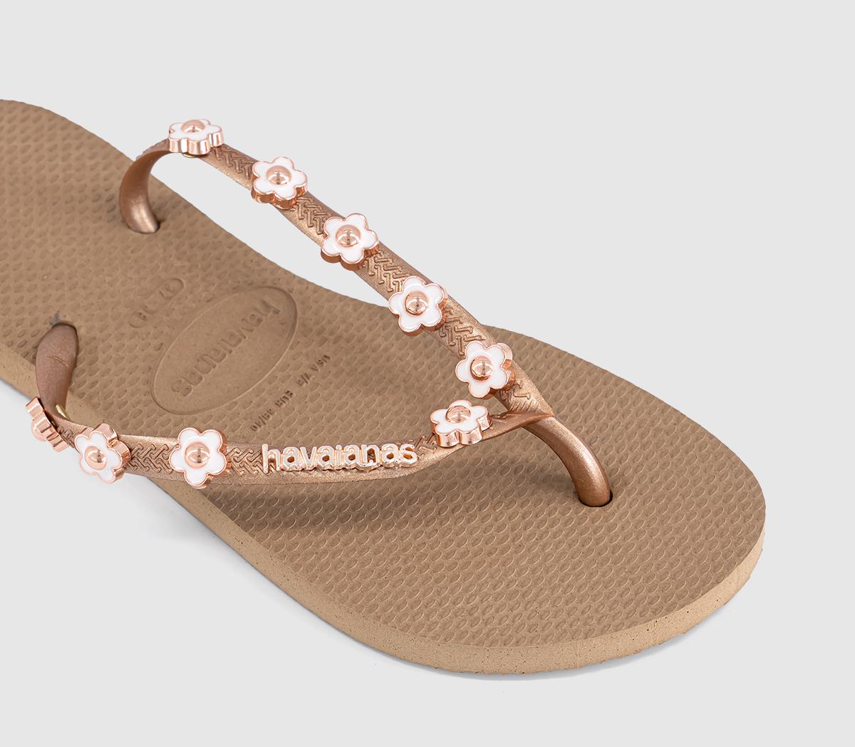 HavaianasSlim Stylish Flip FlopsRose Gold