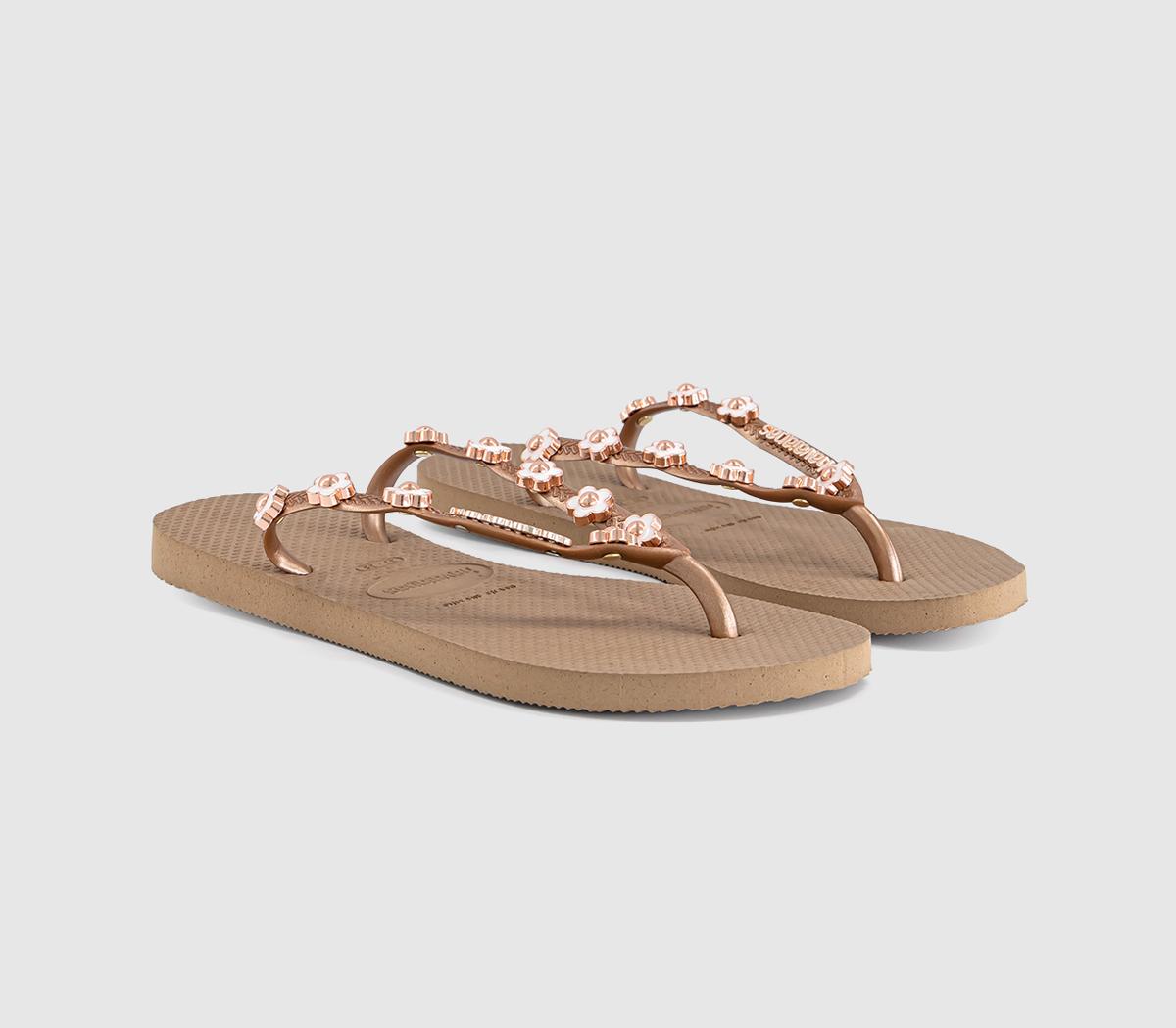 HavaianasSlim Stylish Flip FlopsRose Gold