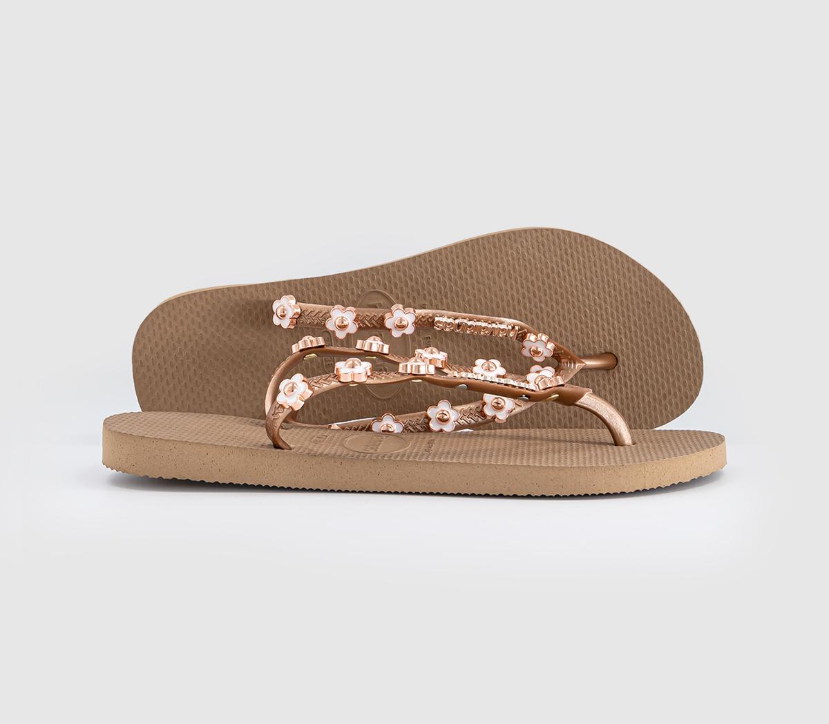 HavaianasSlim Stylish Flip FlopsRose Gold