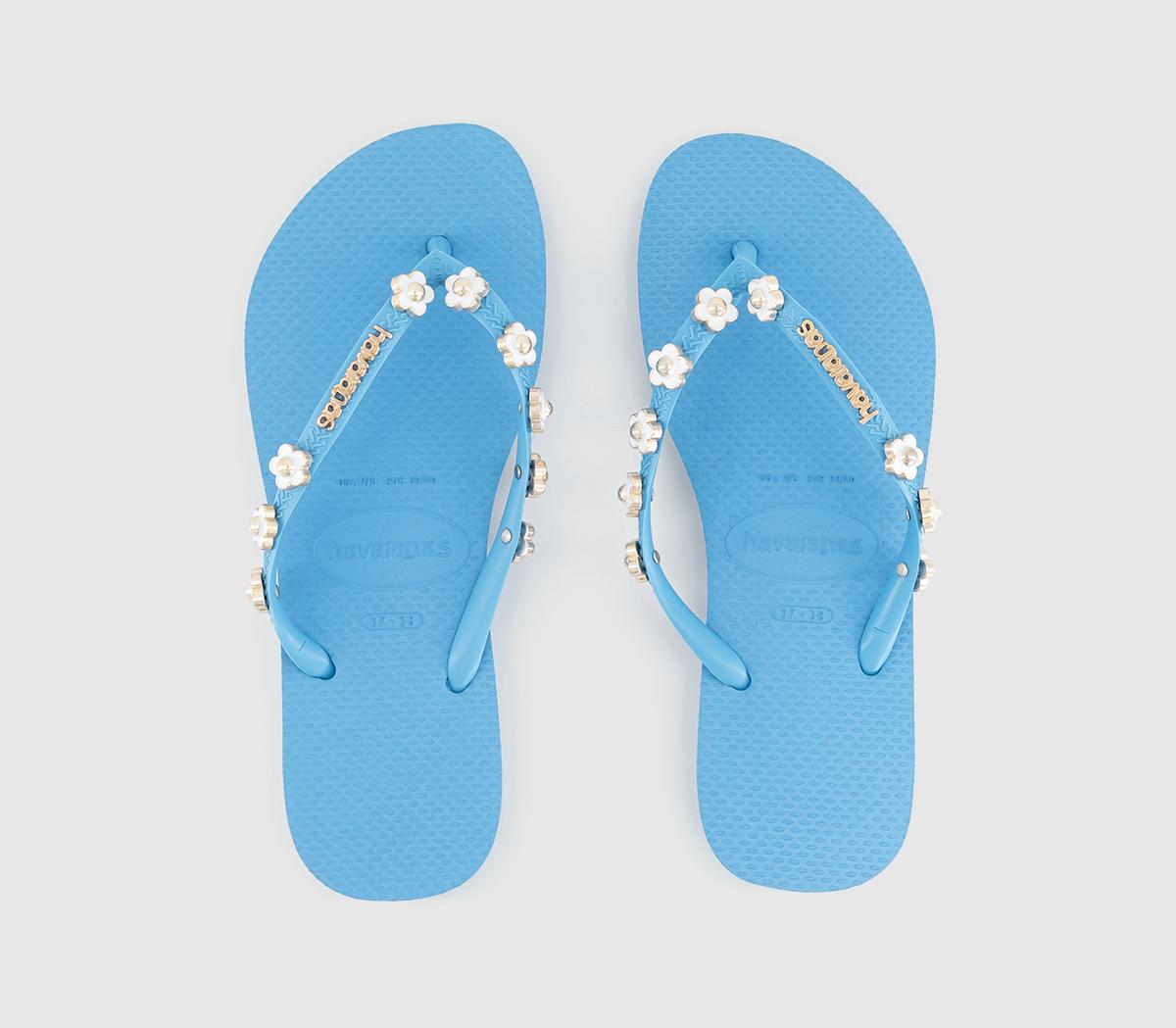HavaianasSlim Stylish Flip Flops HavaianasSlim Stylish Flip FlopsLavender Blue