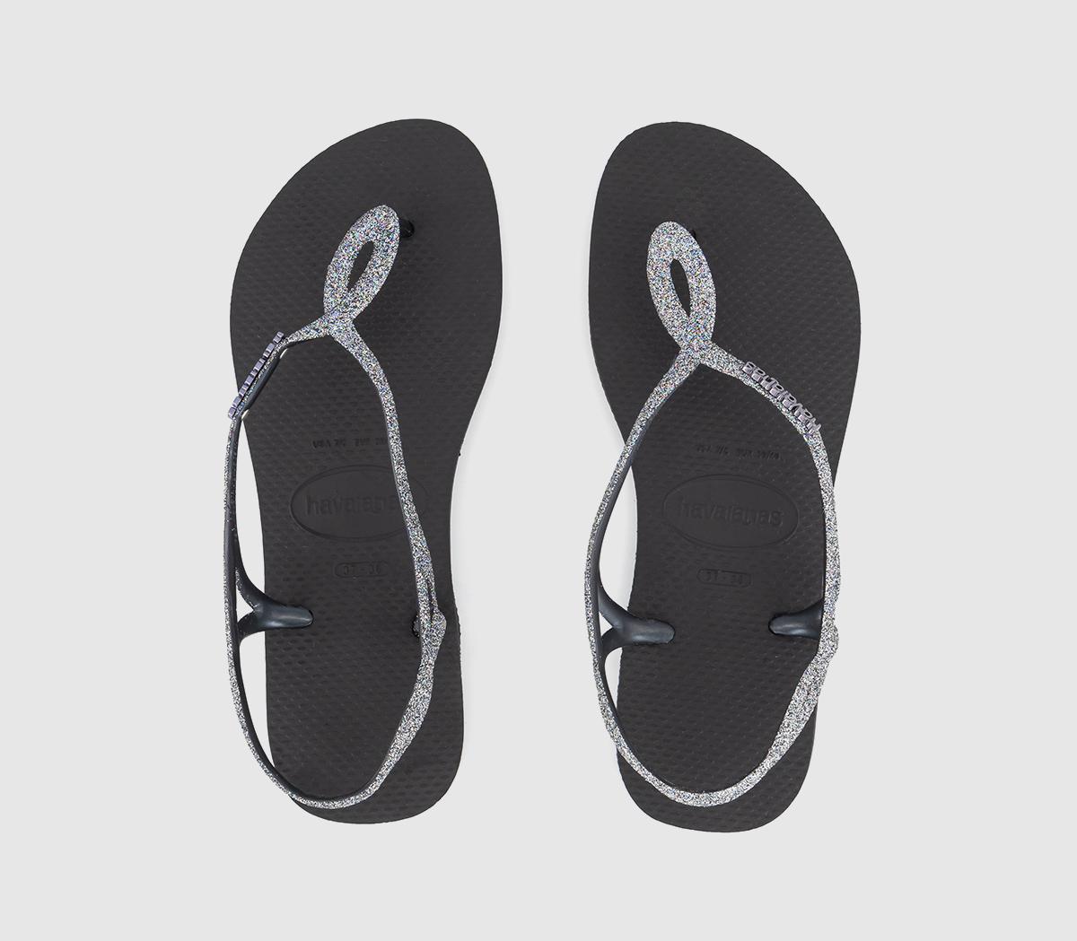 HavaianasLuna Premium Flip Flops HavaianasLuna Premium Flip FlopsBlack Dark Grey
