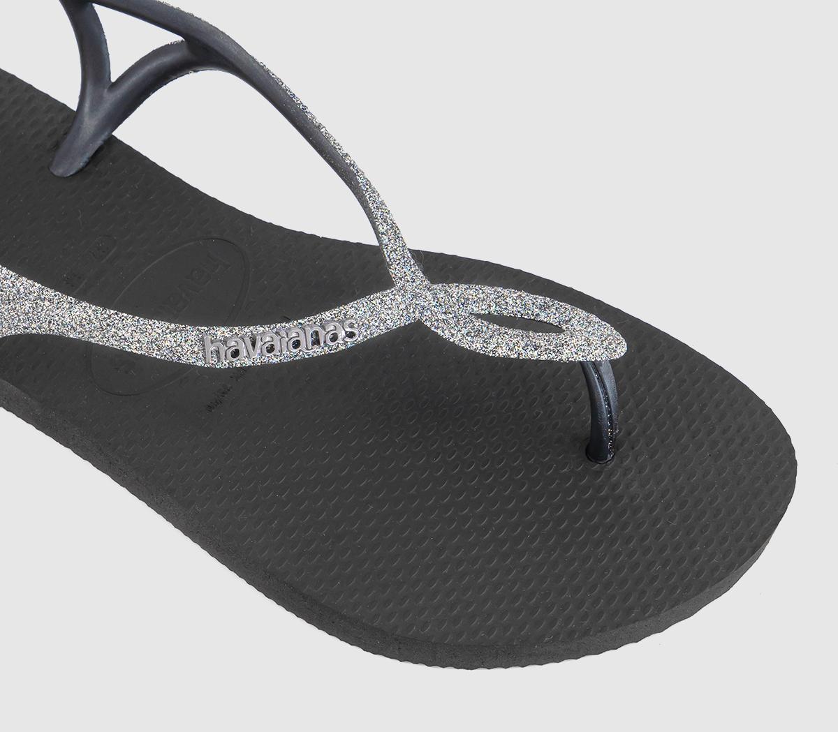 HavaianasLuna Premium Flip Flops HavaianasLuna Premium Flip FlopsBlack Dark Grey