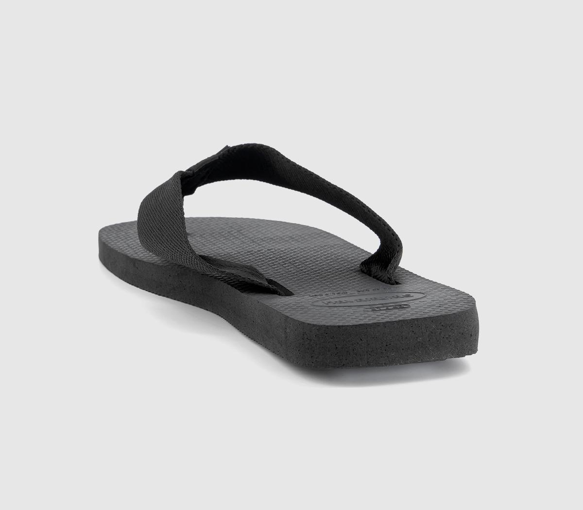 HavaianasUrban Basic Material Flip Flops HavaianasUrban Basic Material Flip FlopsBlack