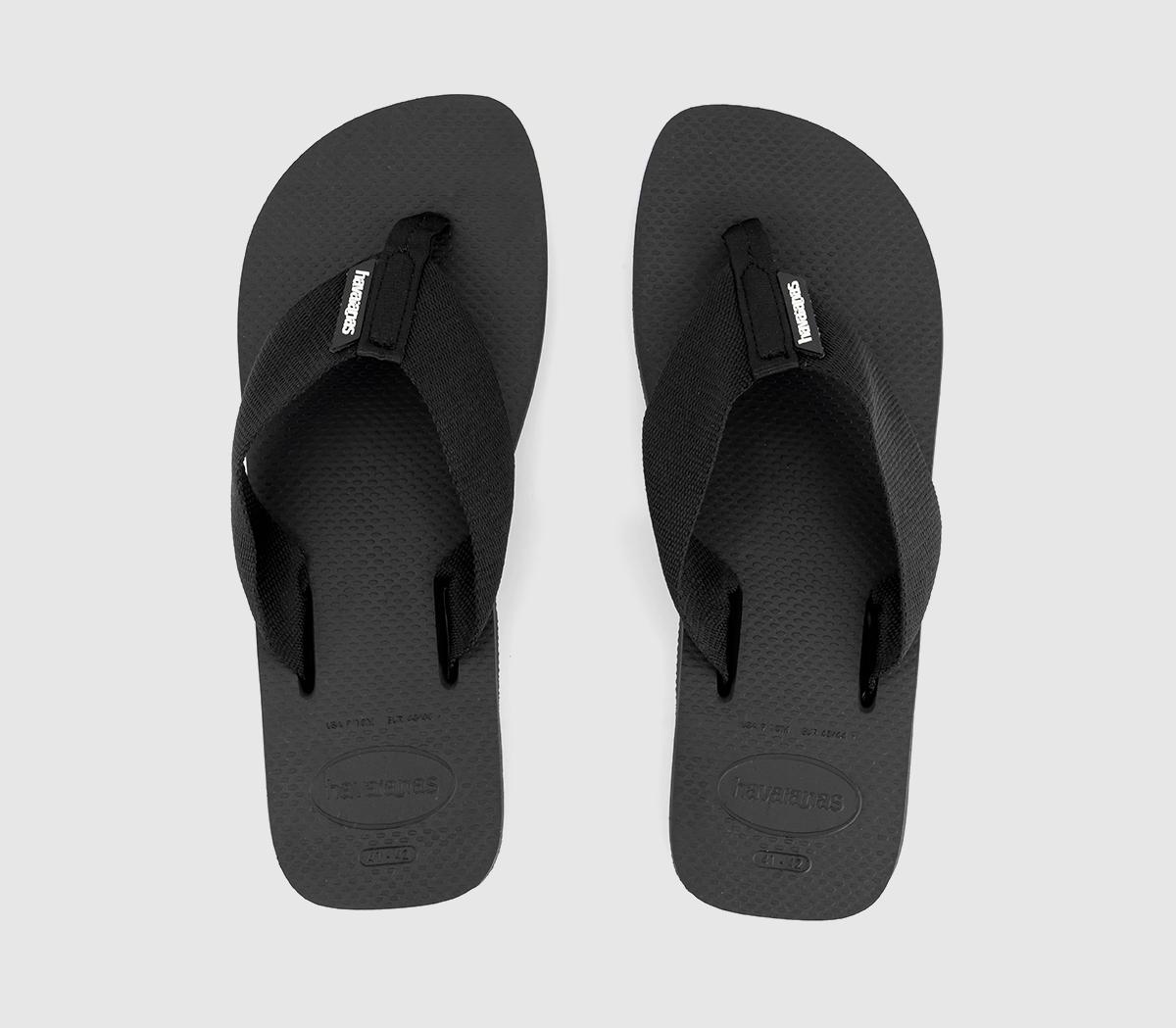 HavaianasUrban Basic Material Flip Flops HavaianasUrban Basic Material Flip FlopsBlack