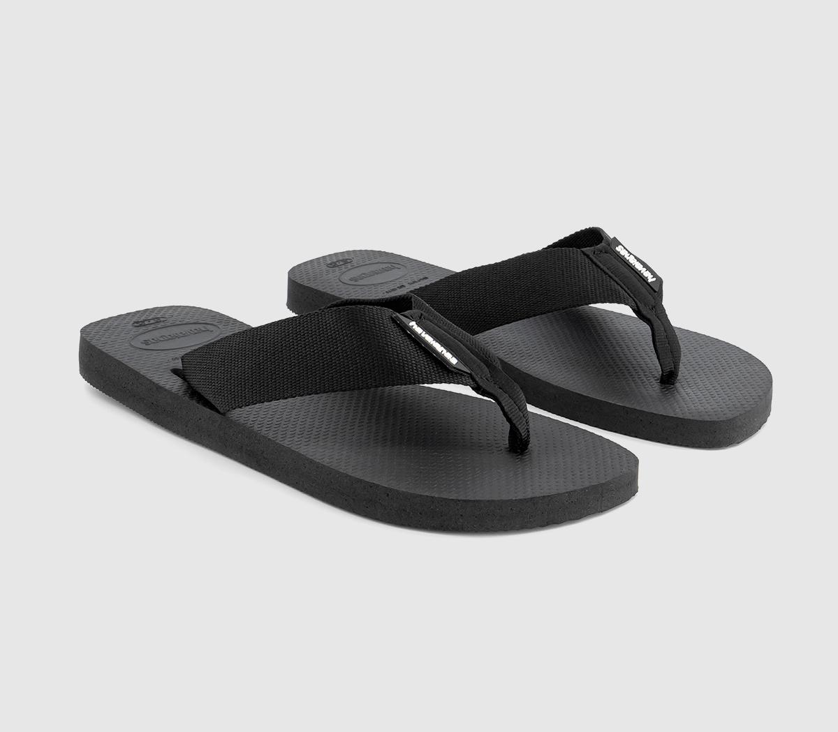 HavaianasUrban Basic Material Flip FlopsBlack
